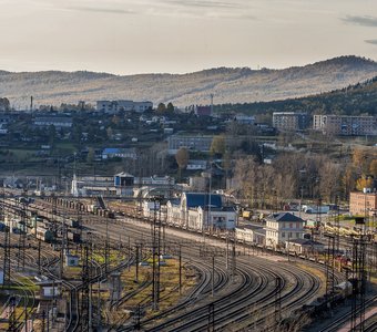 Трансиб. Станция Бердяуш.