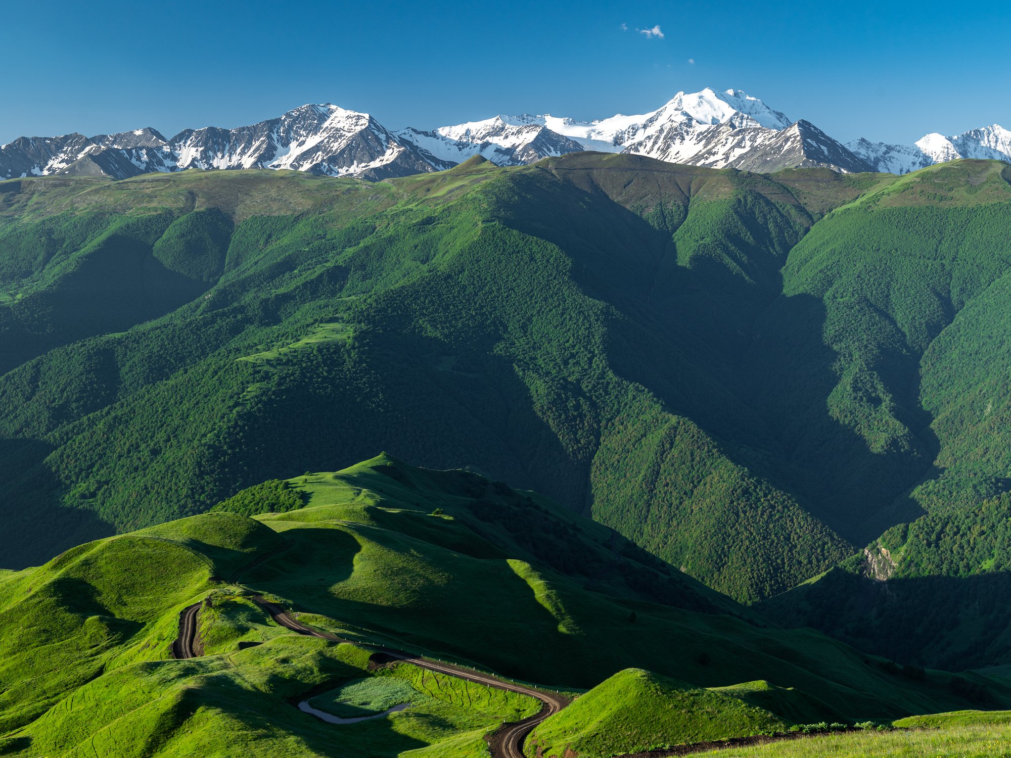 Утро в горах