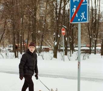 Зима в Измайлово. Сиреневый бульвар, Москва