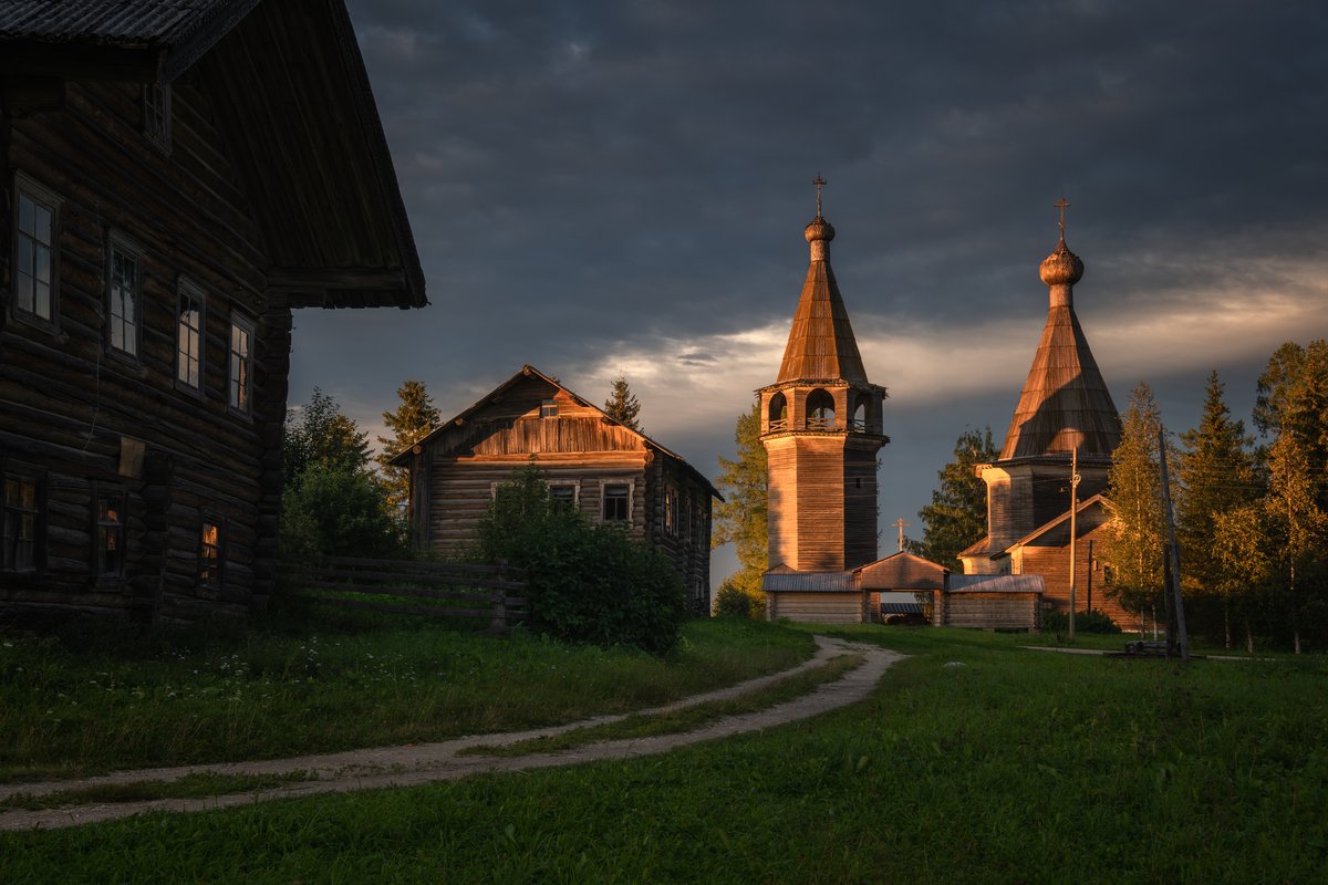 Деревня Ошевенский Погост