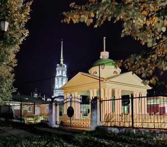 Шуя, важня (возовые весы), колокольня Воскресенского собора.