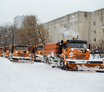 После снегопада. 2-я Прядильная улица, Москва
