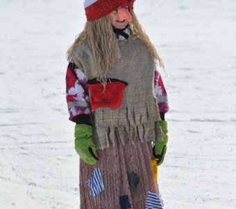 Сноубордистка