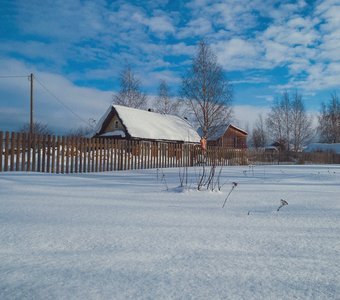 Только снег и небо