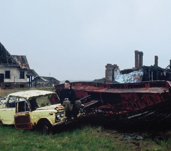 Турист на краю земли