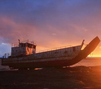 Рассвет на Чукотке