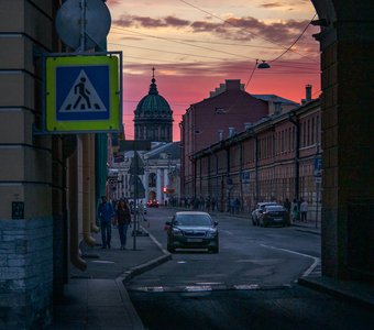 Летний закат. Санкт-Петербург