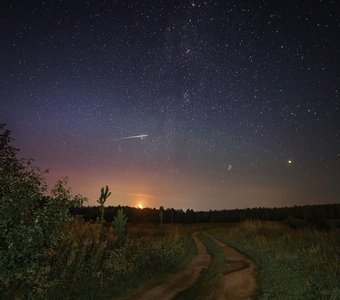 про август и звезды