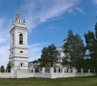 Церковь Казанской иконы Божией Матери на родине С.А. Есенина