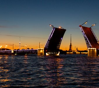 Открыточный вид Санкт-Петербурга