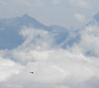 Пролетая над Кавказским хребтом