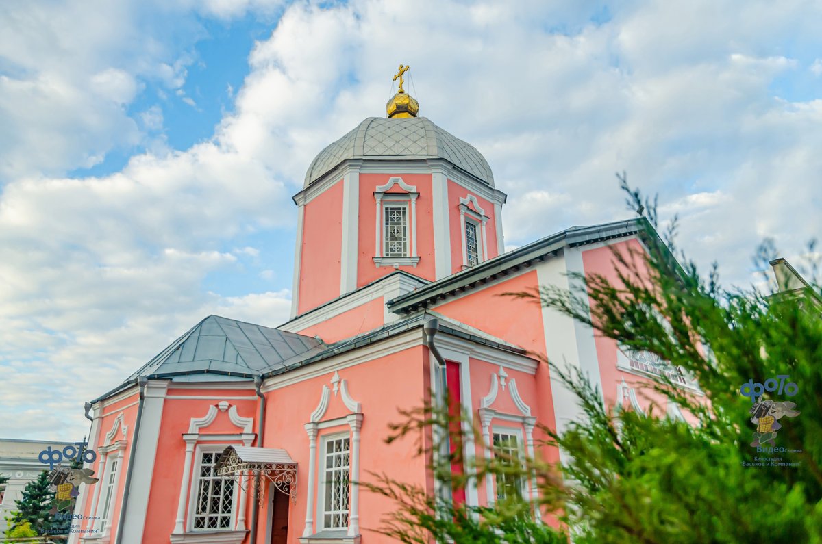 Воскресенский храм Курск рисунок