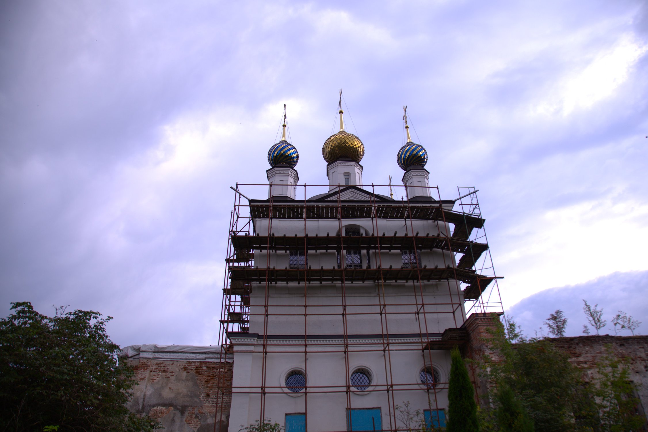 Восстановление церкви в селе Воскресенское Ярославской области