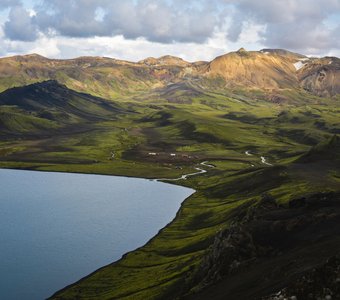 Кемпинг у Лебединого озера, Ландманналаугар