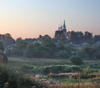 Утро раннее. Дунилово, Ивановская область.