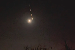 Сгоревший над Берлином метеорит попал на видео