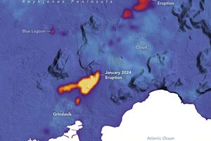 Песнь льда и пламени: извержения в Исландии на снимке NASA