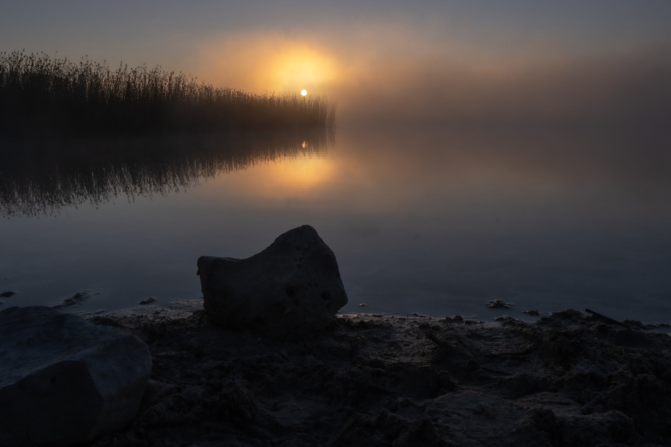 Кюрлевские карьеры на рассвете