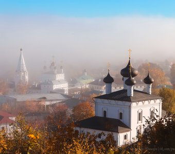 Туманное утро в Гороховце