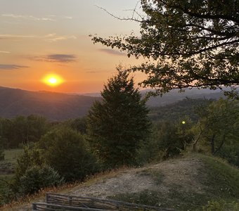 Закат на Кавказе