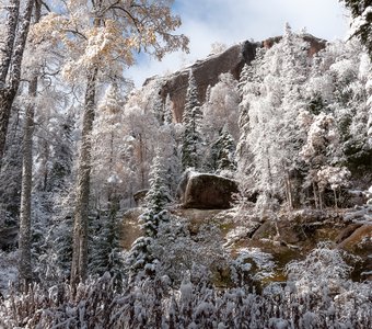 Снежная осень