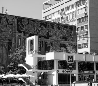 графичность в городском пейзаже