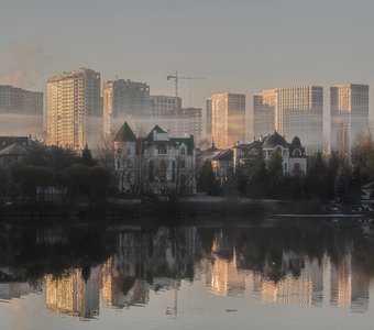 Туман на Москва-реке