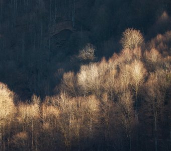 Магия вечернего света на Роза-Хутор