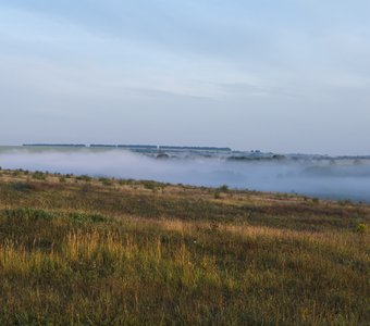 Утро на Куликовом поле. Туман над Доном