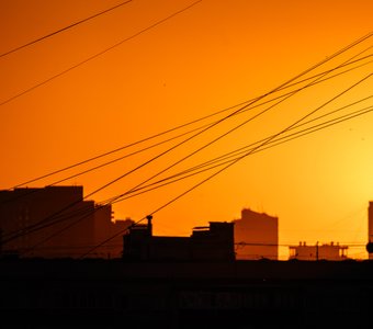 Закат на исходе лета