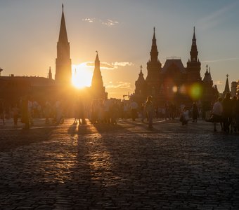 Теплый вечер на Красной площади