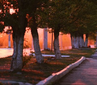 Вечерний пгт Ясногорск