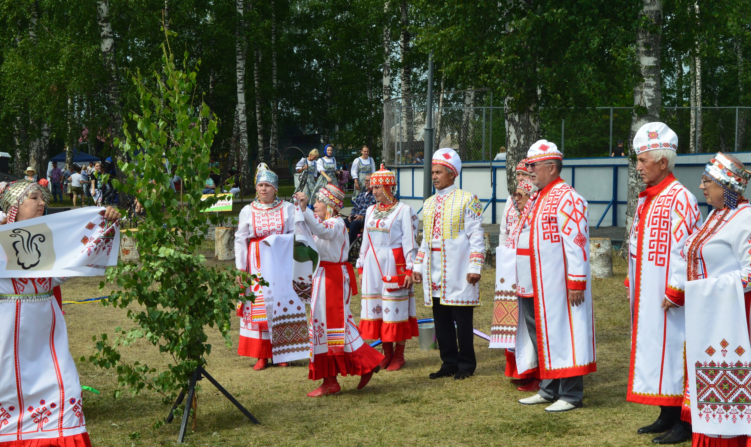 Творческий коллектив на дне фольклора