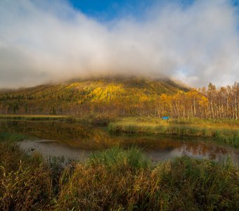 Желтая осень в горах