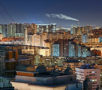 Город засыпает