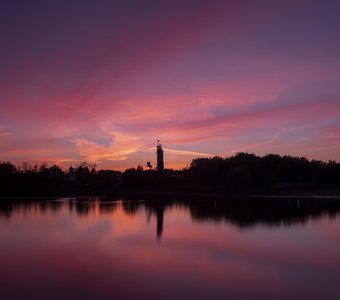 Малиновый закат