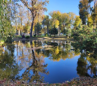 Октябрьским утром в парке
