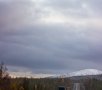 Дорога Мурманск-Мончегорск