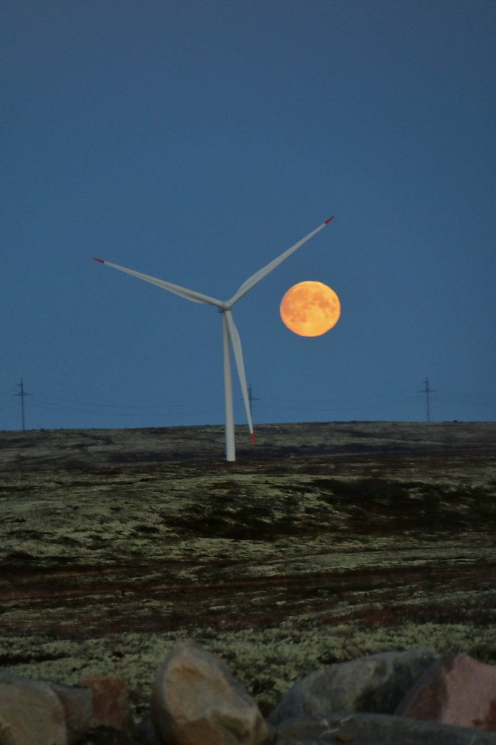 Суперлуние на Кольской ВЭС