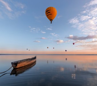 Встречая рассвет. Плещеево озеро