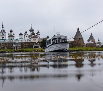 Вид Соловецкого монастыря