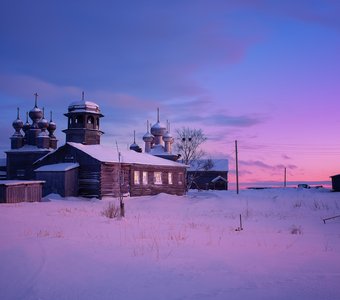 Малиновый закат. Ворзогоры