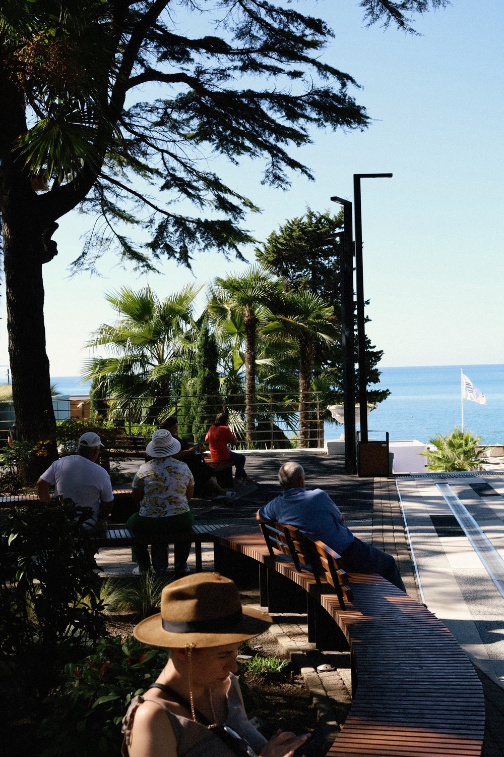 Пляж Ривьера. Сочи в октябре