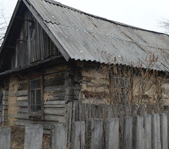 Отголоски прошлого - избушка, мазанная глиной