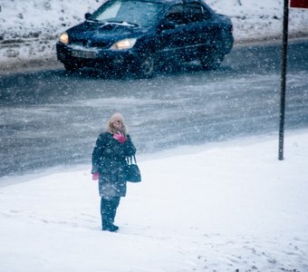 В городской пурге