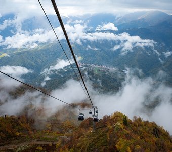 Осень на Розе Хутор