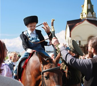 Посажение на коня