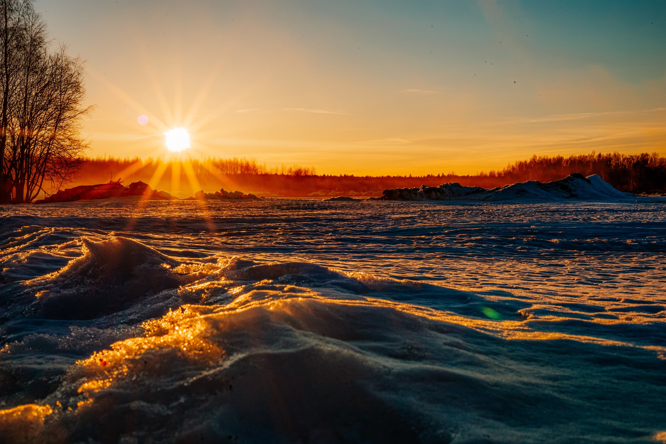 Морозным вечером в Никола-Ленивце