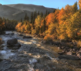 Золотая осень в Хибинах