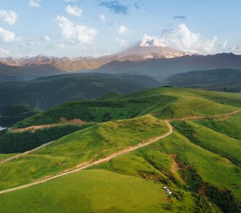 Утреннее Приэльбрусье